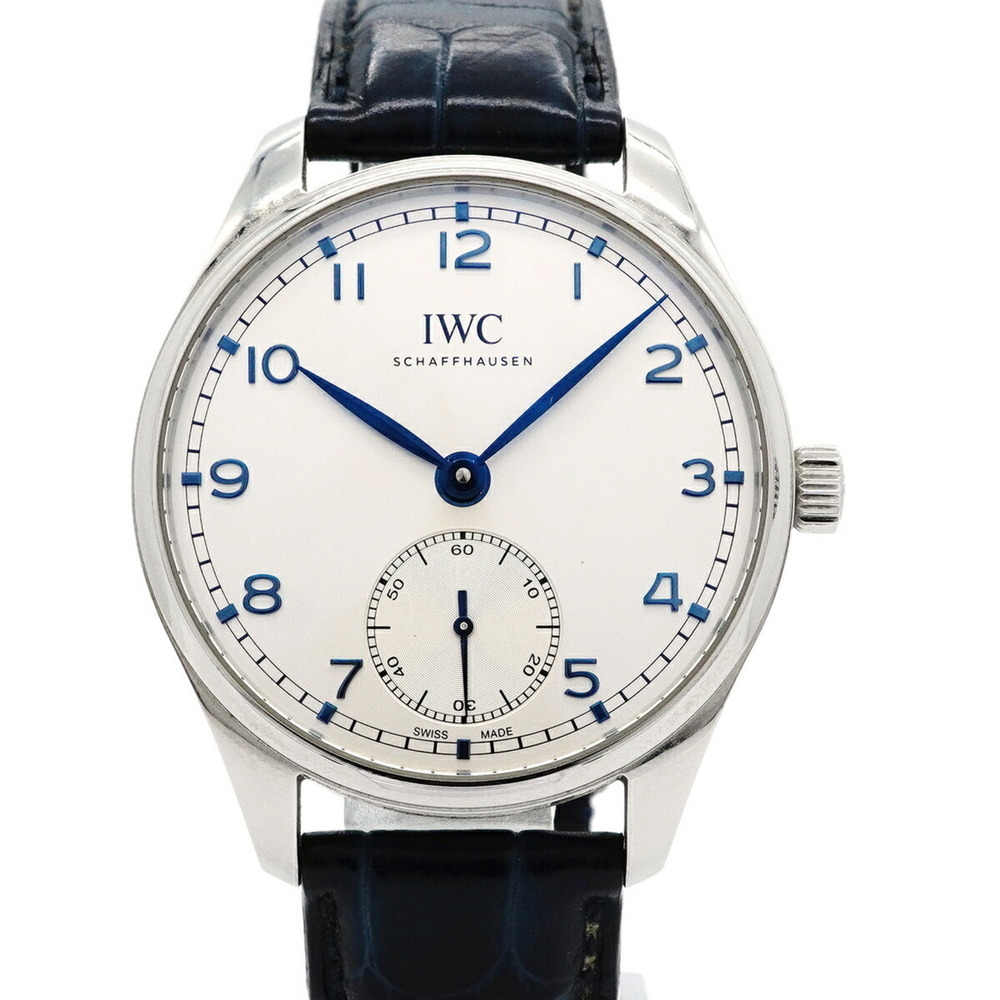 IWC Schaffhausen Portugieser Automatic 40 IW358304 Silver Dial Men's Watch